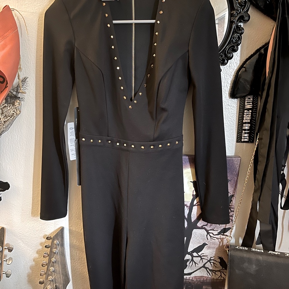 Bebe stud jumpsuit